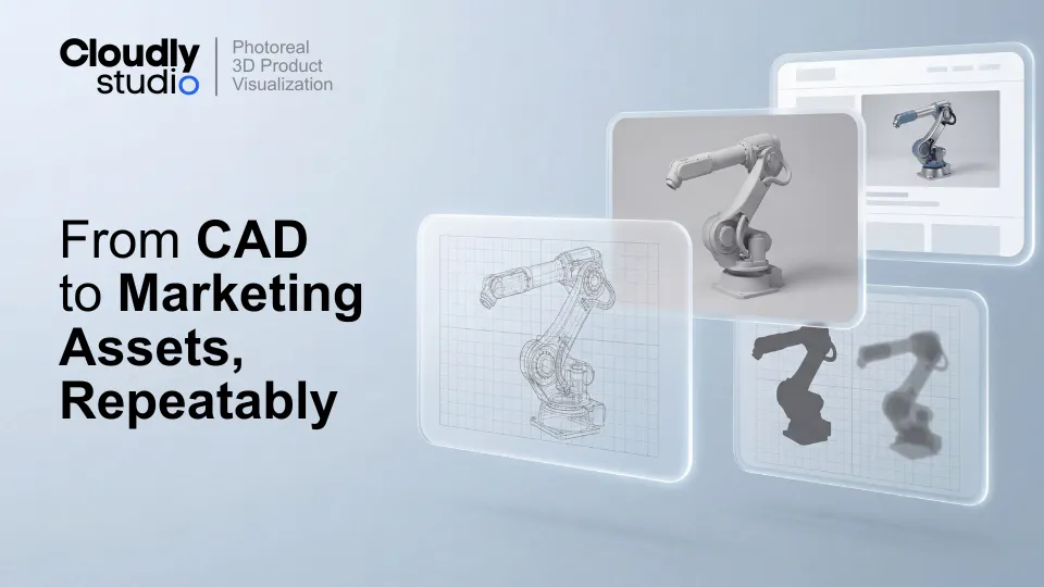 CAD Drawings to Photoreal 3D Product Visualization - Workflow & Specs