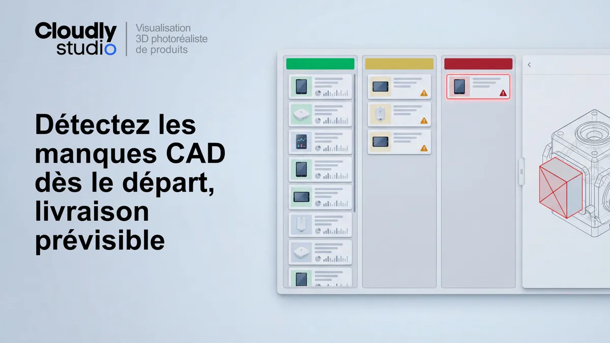 Livraison CAO-vers-rendu prévisible : Comment nous détectons les lacunes dès le premier jour