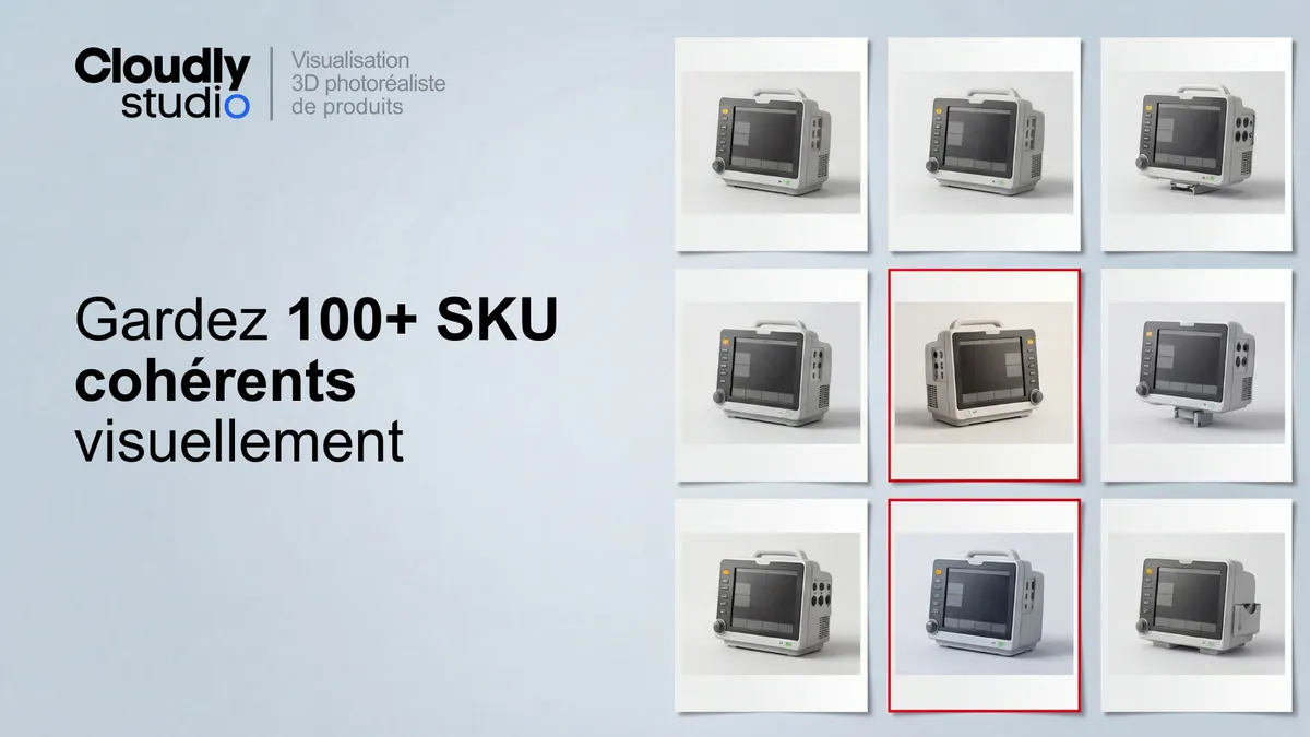 Comment maintenir la cohérence visuelle de plus de 100 SKUs : Correspondance caméra 1:1 sans sacrifier les améliorations d'éclairage