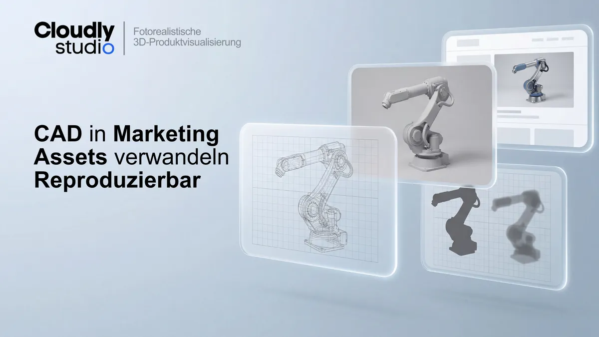 CAD-zu-Fotorealer Produktvisualisierung im großen Maßstab: Spezifikationen, QA und Workflow, der wirklich liefert