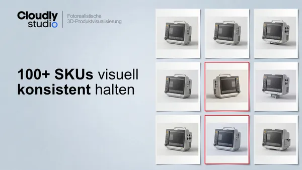 100+ SKUs konsistent halten - 3D Produktvisualisierung im Katalogeinsatz