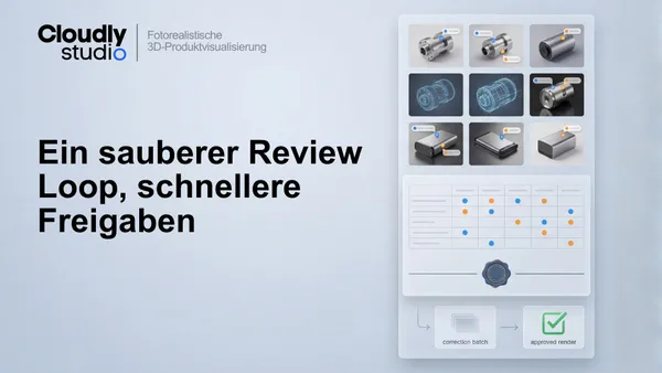 Review-Ping-Pong stoppen - 3D Rendering-Freigabe-Workflow der liefert