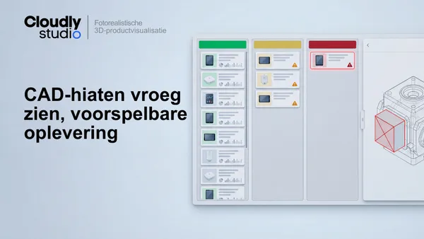 CAD-tekeningen Beoordelen op Dag één - Voorspelbare 3D Rendering Levering